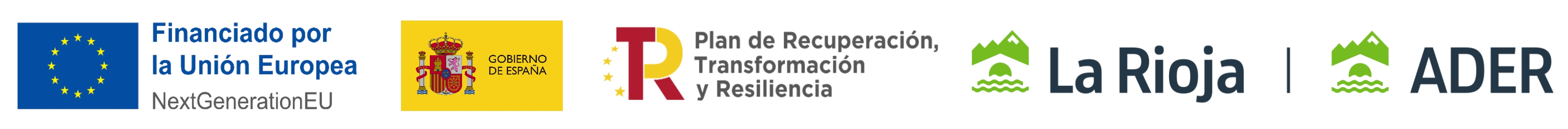 Financiado por la Unión Europea NextGenerationEU - Gobierno de España - Plan de Recuperación, Transformación y Resiliencia - La Rioja - ADER